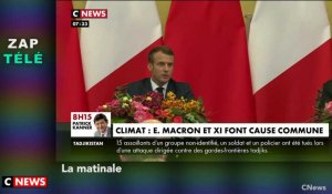 Climat : La France et la Chine font cause commune - ZAPPING ACTU du 07/11/2019