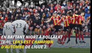 Football: le RC Lens est champion d'automne