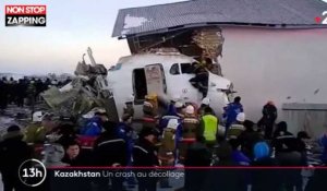 Kazakhstan : Un avion de ligne s'écrase après le décollage (Vidéo)
