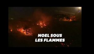 Au Chili, un incendie a ravagé 245 maisons à l&#39;aube des festivités