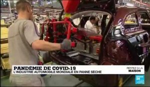 Pandémie de Covid-19 : l'industrie automobile mondiale en panne sèche