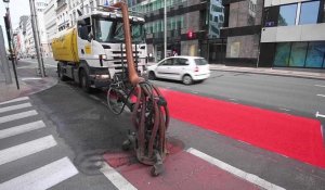 Déconfinement: une bande de circulation pour les vélos rue de la loi