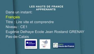 CE1 | Français | Lire vite et comprendre