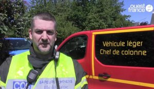 Cinq personnes intoxiquées par des fumées suite à un incendie à la Chapelle-Thouarault