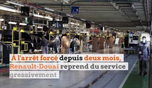 Comment s'organise la reprise du travail à l'usine Renault-Douai