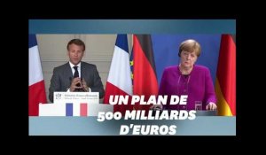 L'annonce du plan de relance de Merkel et Macron pour l'Europe