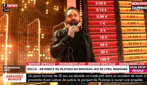 Morandini Live : Cyril Hanouna dévoile le plateau de "A prendre ou à laisser" (Vidéo)