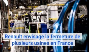 Renault envisage la fermeture de plusieurs usines en France