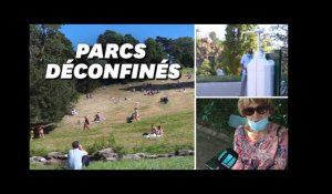 À Paris, le parc des Buttes-Chaumont a rouvert, pour la plus grande joie des Parisiens