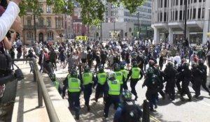 London: affrontements entre la police et des manifestants