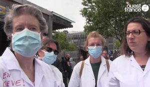 A Rennes, 1500 blouses blanches crient leur "ras le manque de moyens"