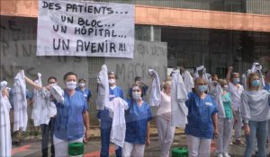 Béthune : mobilisation du personnel soignant au centre hospiatlier