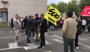 Manifestation des salariés de Conduent à Roubaix