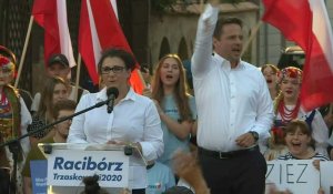 Pologne: dernier meeting de Rafal Trzaskowski avant le second tour de l'élection présidentielle