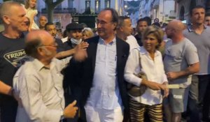 Sète : la joie de François Commeinhes réélu