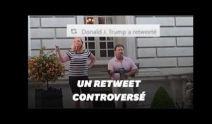 Trump retweete la vidéo d'un couple menaçant des manifestants à l'arme lourde