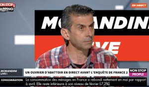 Morandini Live : Jean-Marc Morandini choqué par le témoignage d'un ouvrier d'abattoir (vidéo)