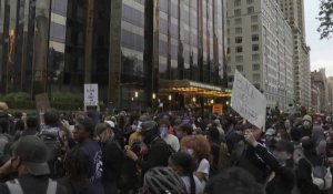 Manifestation à New York contre la brutalité policière et le racisme institutionnel