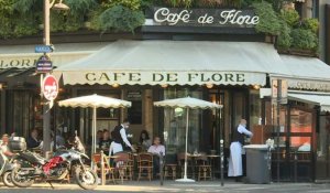 Déconfinement: à Paris, prendre à nouveau un café à St-Germain-des-Prés