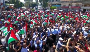Des milliers de Gazaouis manifestent contre le projet israélien d'annexion