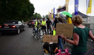 Manifestation contre le cinéma Drive-in de Namur