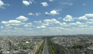 Répétition générale du défilé aérien du 14 juillet au-dessus de Paris