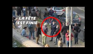 Déconfinement : au Canal Saint-Martin, la police disperse les Parisiens trop serrés