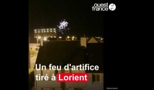 Un feu d'artifice à Lorient