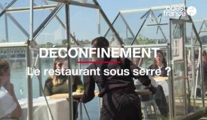 À Amsterdam, on teste le restaurant dans des petites serres séparées