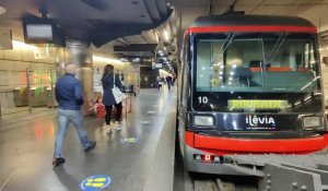 A Lille, le déconfinement dans le métro, tramway et bus 