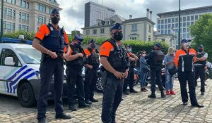 Racisme: des policiers manifestent à Bruxelles contre le manque de soutien