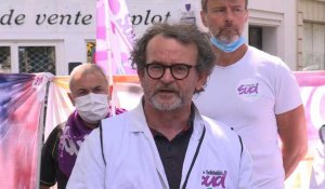 Manifestation de personnels soignants à Paris, avant le "Ségur de la santé"