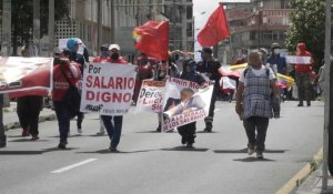 Equateur: manifestation contre les bas salaires et les coupes budgétaires en pleine pandémie