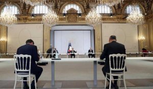 L'Élysée dément qu'Emmanuel Macron ait évoqué une démission