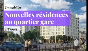 Nouvelles résidences au quartier gare à Troyes