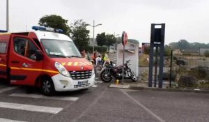 Calais : un motard violemment percuté