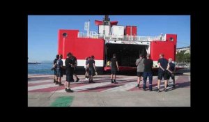 L'arrivée du bateau A Nepita à Bastia avec la réaction de Pierre Antoine Villanova