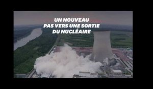 La centrale nucléaire allemande de Philippsburg démolie dans une explosion spectaculaire