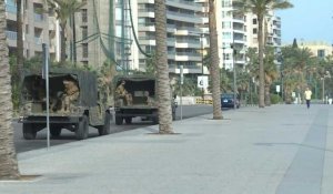 Coronavirus: l'armée patrouille les rues désertes de Beyrouth qui se reconfine pour quatre jours