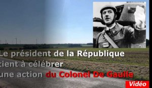 Aisne : En attendant l'hommage d'Emmanuel Macron au Général de Gaulle près de Montcornet