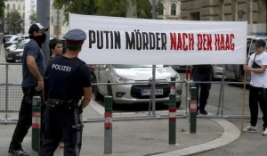 En Autriche des Tchétchènes protestent contre l'assassinat de l'un des leurs