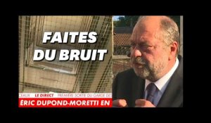 À Fresnes, l'accueil très enthousiaste des détenus au passage d'Éric Dupond-Moretti