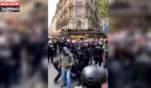 1er mai : un CRS met sa matraque dans le pantalon d'un manifestant, la nouvelle vidéo polémique
