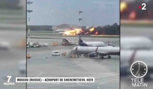 Russie: 41 morts après l'atterrissage d'urgence d'un avion - ZAPPING ACTU DU 06/05/2019
