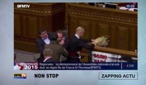 Bagarre générale au parlement ukrainien