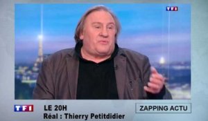 Gérard Depardieu contre les grandes surfaces : "C'est bien que pour acheter du papier cul !"