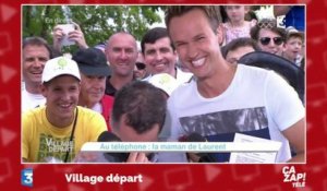 Laurent Luyat fond en larmes dans Village départ !