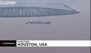Marée noire dans le chenal maritime de Houston après une collision