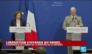 Otages libérés au Sahel : discours de Florence Parly, ministre des Armées