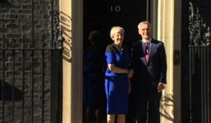 Londres: Theresa May reçoit le chef de l'Otan Jens Stoltenberg